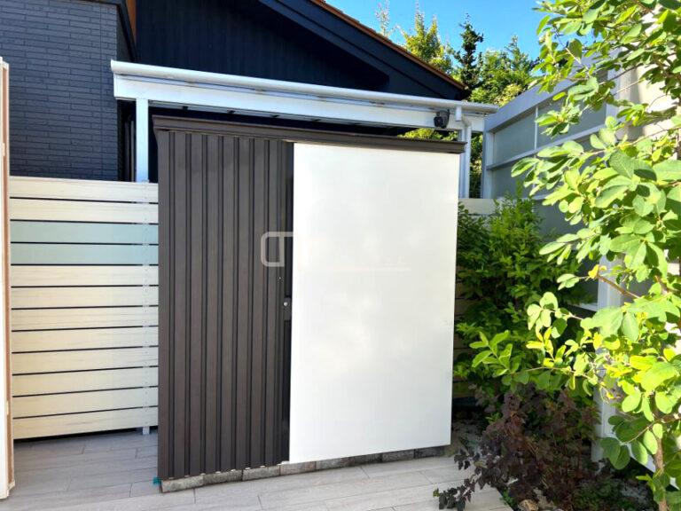 モダンでおしゃれな物置